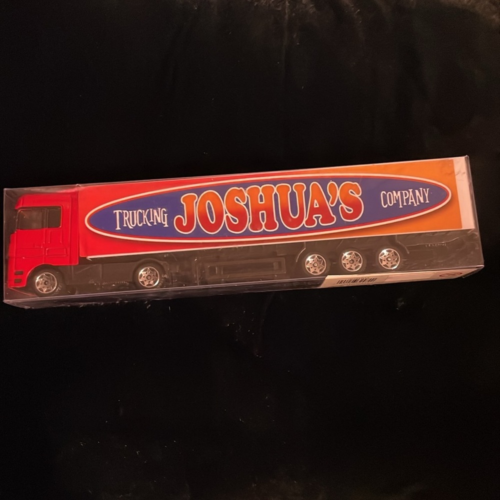 Personalized Semi Toy Truck (Joshua)